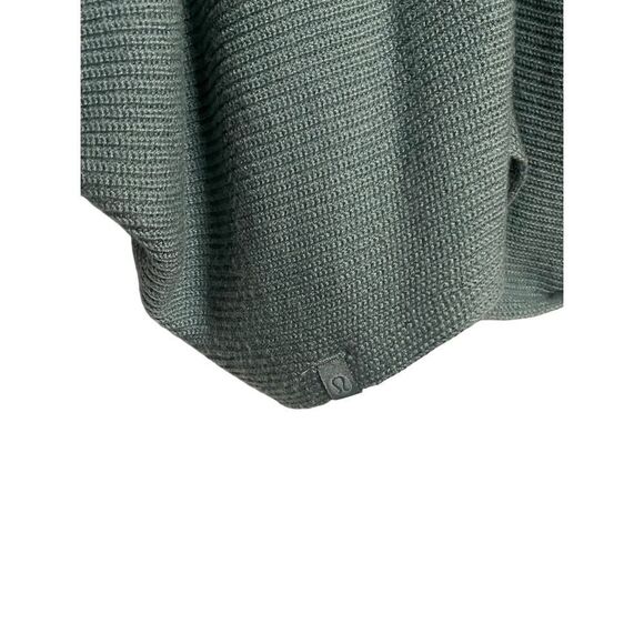 Lululemon Cashlu Knit Cashmere Blend Wrap Cardigan Sweater XS/S Teal - Picture 4 of 5
